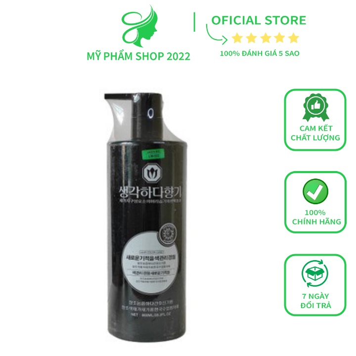 Mầu Phủ Bóng Hàn Quốc Cao Cấp 800ml Làm Tóc Bền 2 Tháng Đổi Màu Dễ Dàng Cực An Toàn