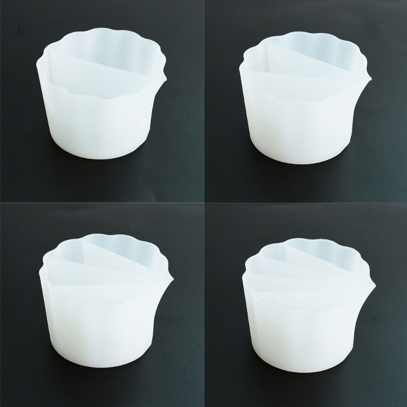 Ly Nhựa Silicone Trộn Màu Sắc