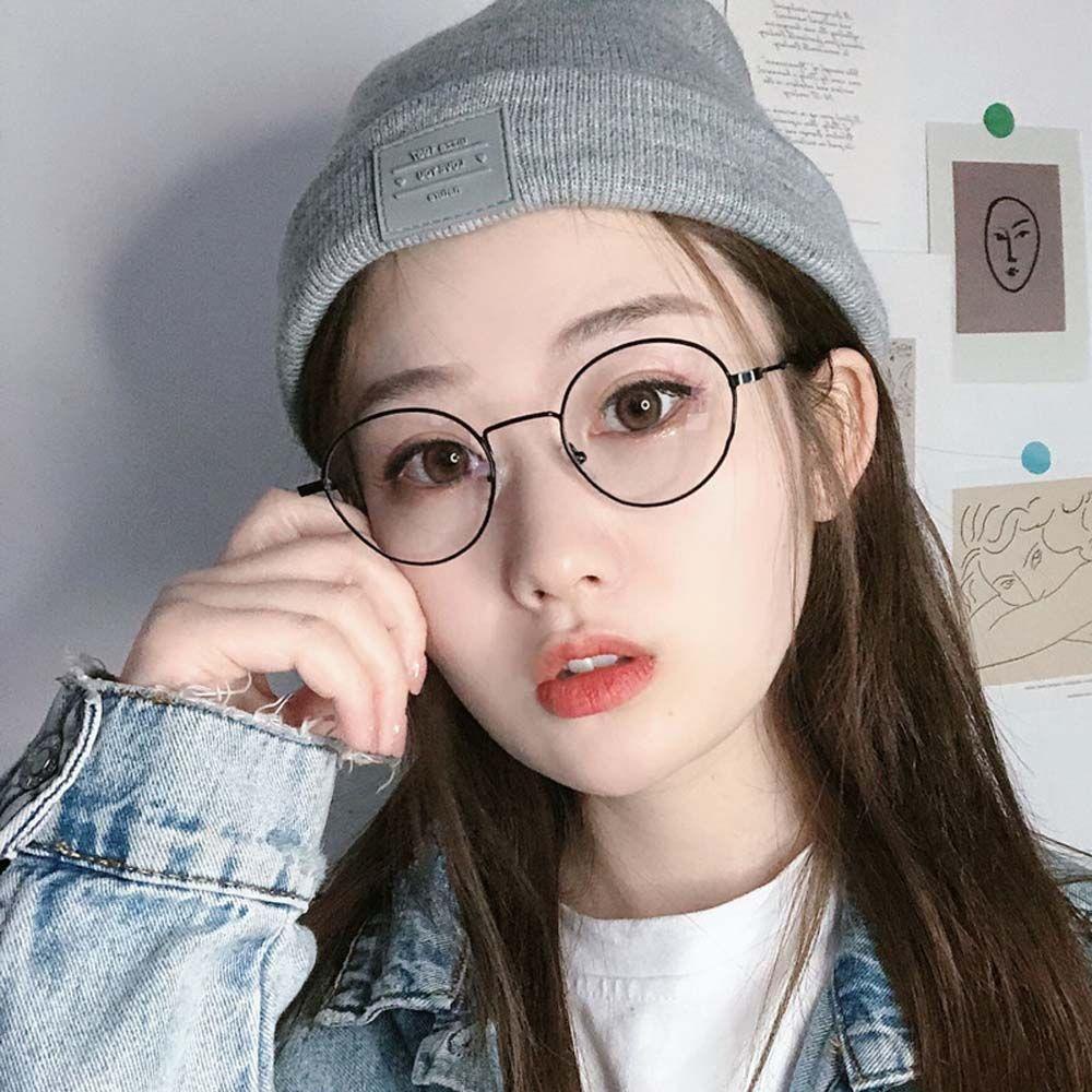 Mắt Kính Gọng Tròn Bằng Kim Loại Hình Hoa Hồng MXMUSTY|Mắt Kính Gọng Tròn Chống Bức Xạ Và Ánh Sáng Xanh