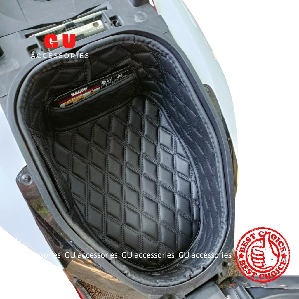 Lót cốp chống nóng chống sốc chống thấm nước dành cho xe máy YAMAHA Janus thiết kế da cao cấp có may túi tiện dụng GU