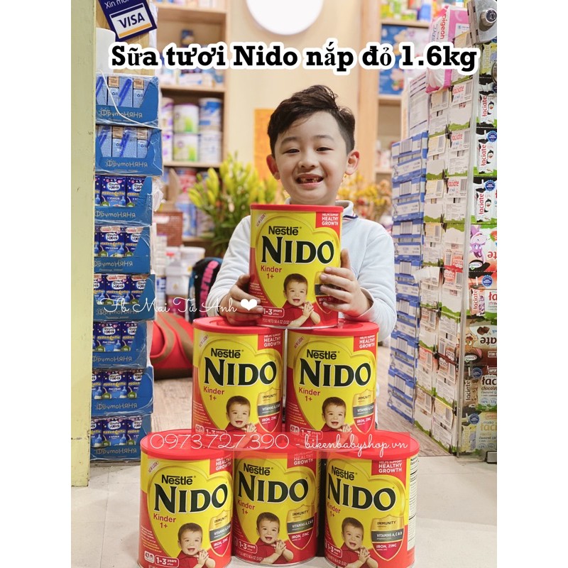 Sữa Nido nắp đỏ 1.6kg  date 7/2021