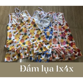 đầm lụa bé gái tự chọn mẫu