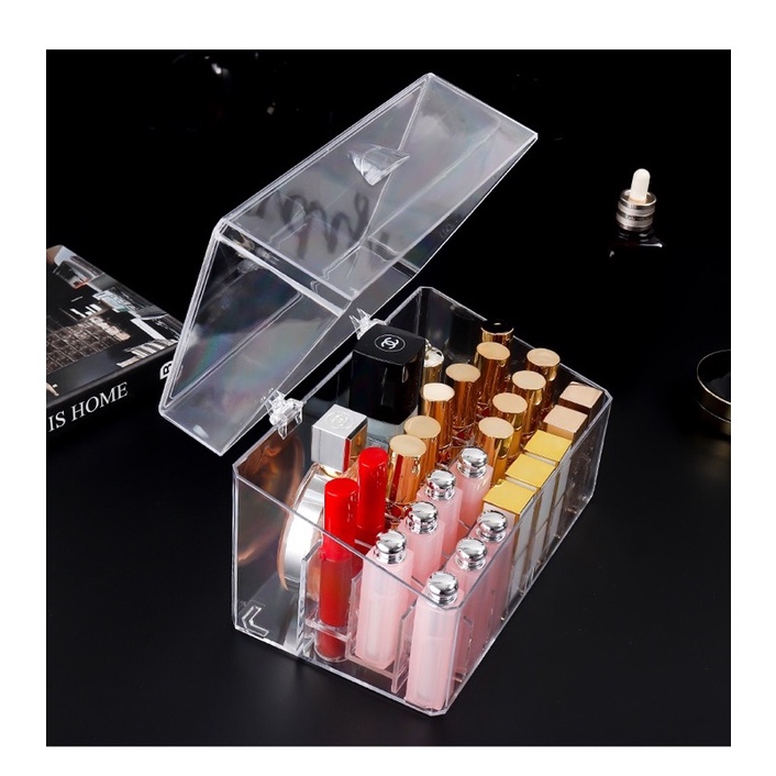 Hộp Đựng Son Có Nắp 18,24,36 ô