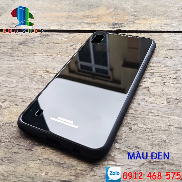 Ốp lưng Samsung A70, A70S - Viền nhựa dẻo - Mặt lưng sử dụng chất liệu kính cường lực, màu sắc luôn tươi sáng
