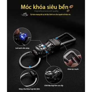 Móc Khoá Tỳ Hưu Phát Tài Phát Lộc Phong Thủy Honest Mắt Đèn LED [ Siêu Chất Siêu Đẳng Cấp][ Chính Hãng ]