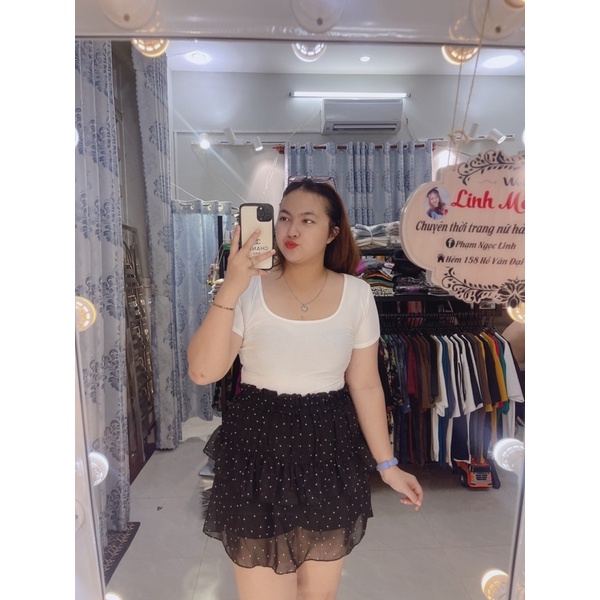 CHÂN VÁY BÈO TẦNG BIGSIZE TKLINHMOM | BigBuy360 - bigbuy360.vn