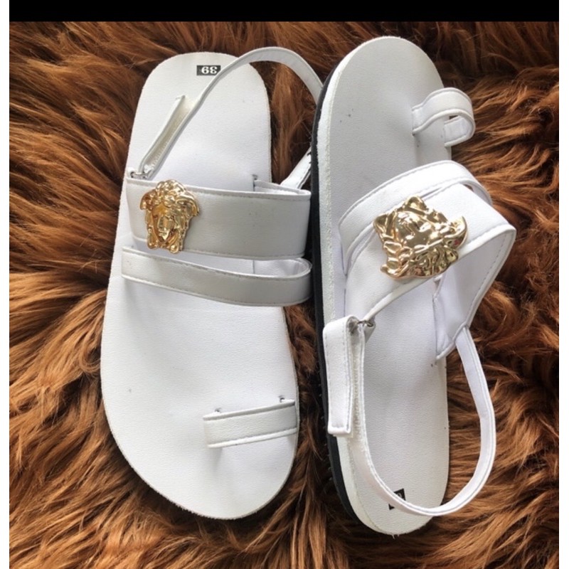 Sandaldongnai sandal nữ đế trắng quai trắng siae từ 35 đến 40 nữ khác size ib chọn thêm