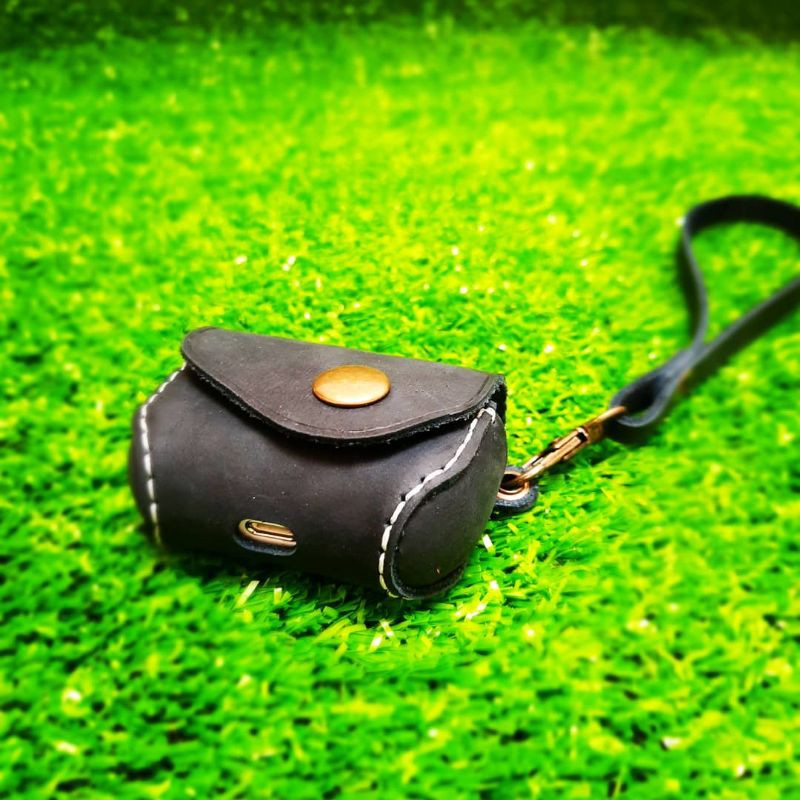 BAO DA AIRPOD PRO, NÚT BÓP, CÓ DÂY (DA THẬT) | BigBuy360 - bigbuy360.vn