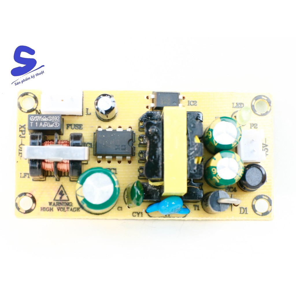 Module nguồn không vỏ 220v - 5V 2A