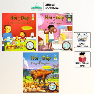 Sách - Hỏi Đáp nhiều chủ đề cho bé 5 đến 12 tuổi khám phá thế giới (Bộ 3 quyển) - NPH Đinh Tị