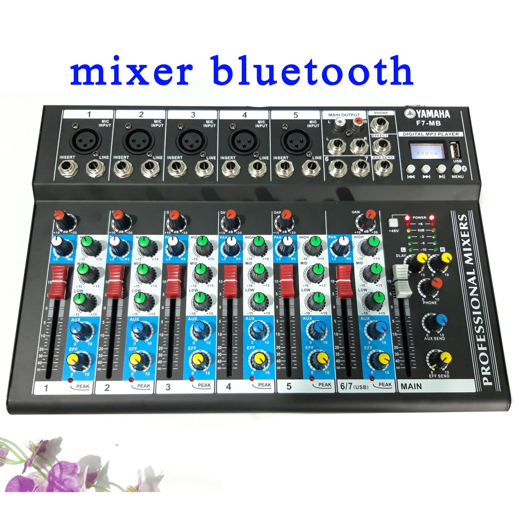 mixer có bluetooth YAMAHA F7-MB