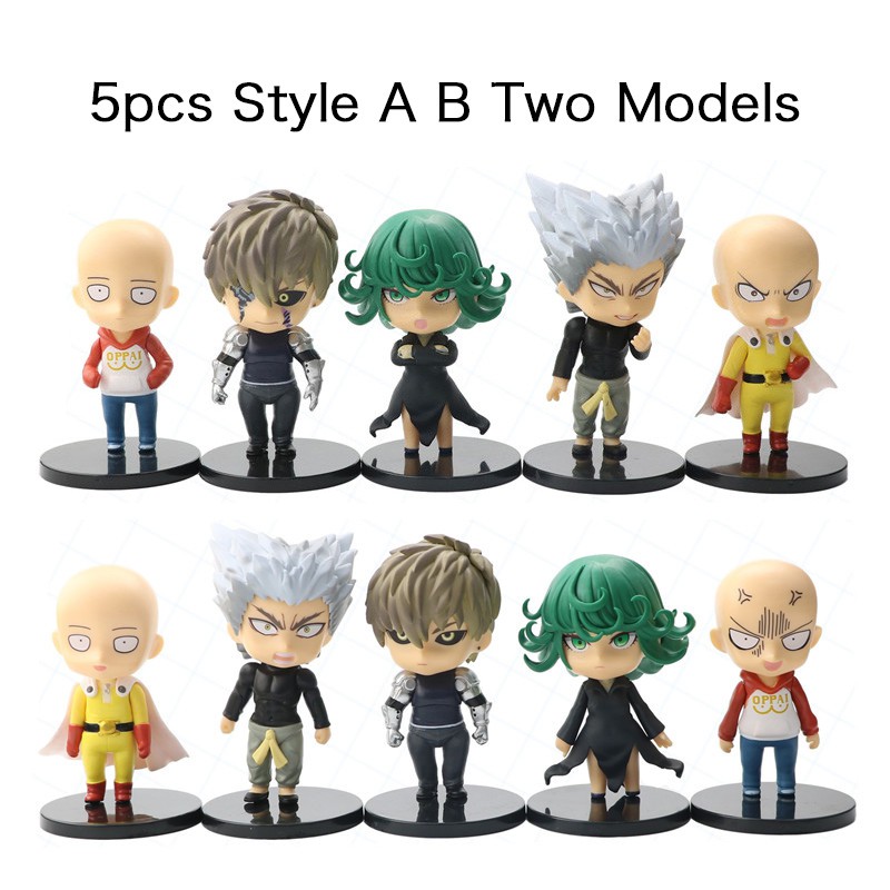 Set 5 Mô Hình Nhân Vật Saitama Trong One Punch Man 9-11cm