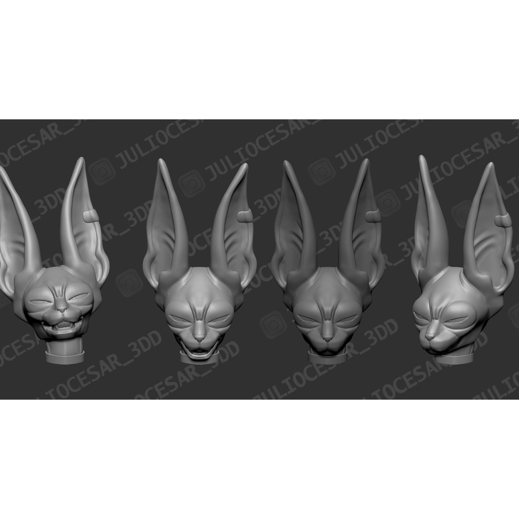 Mô hình đồ chơi Dragon Ball Công nghệ in 3d 👽ĐỘC QUYỀN👽 - Beerus sama Được in bằng máy in 3D (TÙY CHỈNH KÍCH THƯỚC)