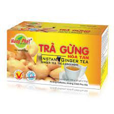 Trà gừng Hùng Phát 200gr - Trà gừng hòa tan