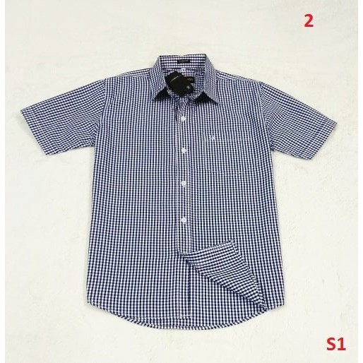 ÁO SƠ MI NAM TAY NGẮN KẺ SỌC NHỎ | BigBuy360 - bigbuy360.vn