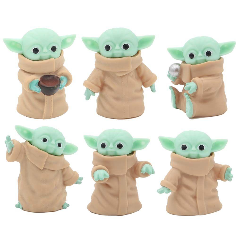 Mô Hình Nhân Vật Yoda Trong Phim Hoạt Hình Star Wars Trang Trí Xe Hơi