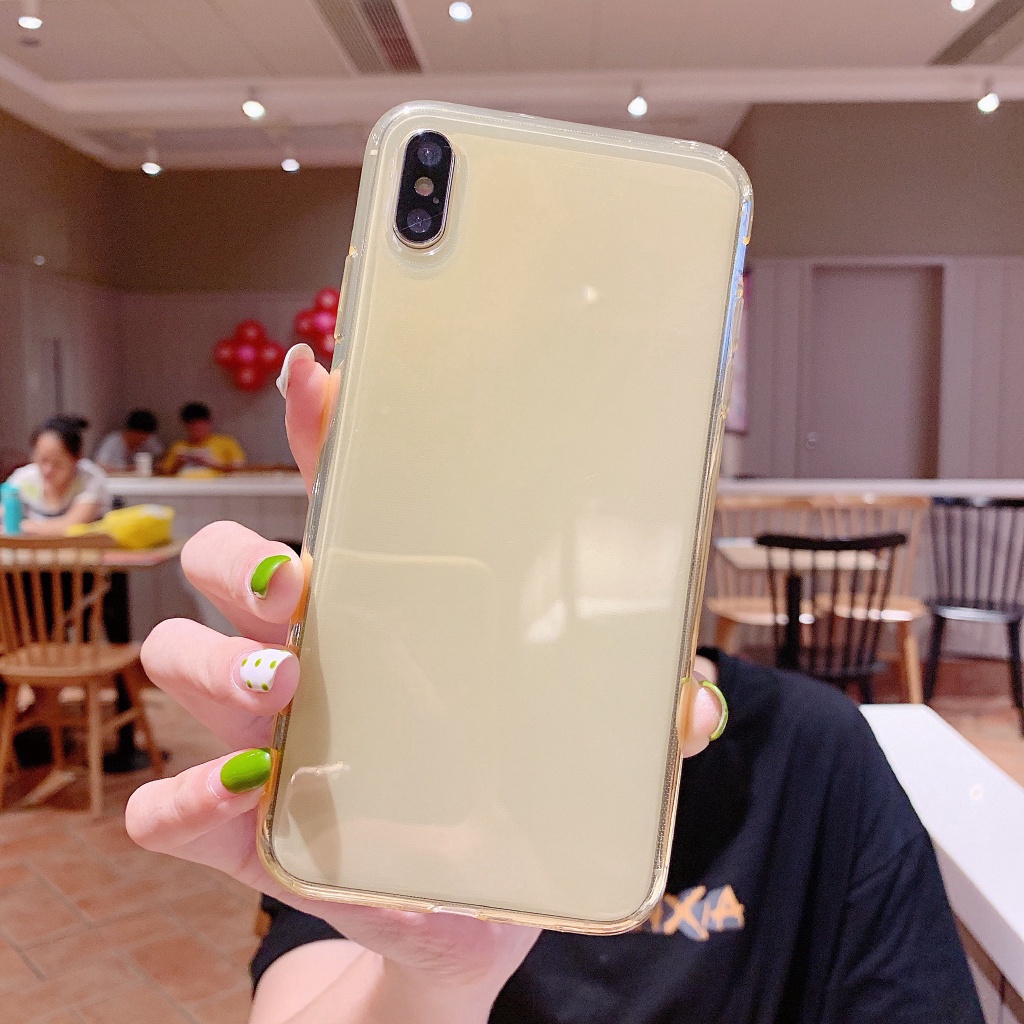 Vỏ điện thoại khung chống sốc trong suốt cho ốp lưng iPhone SE 2020 7 8 6s Plus 11 Pro X XR XS Max Nắp rắn silicon TPU mềm