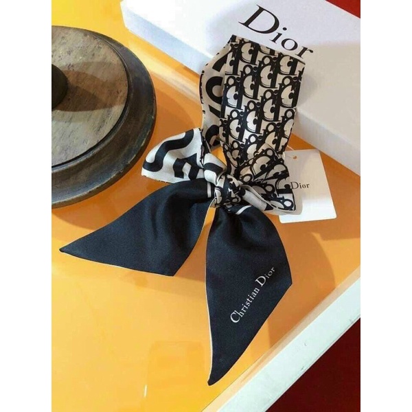 Khăn cột tóc Dior phụ kiện cột,quấn túi xách thời trang