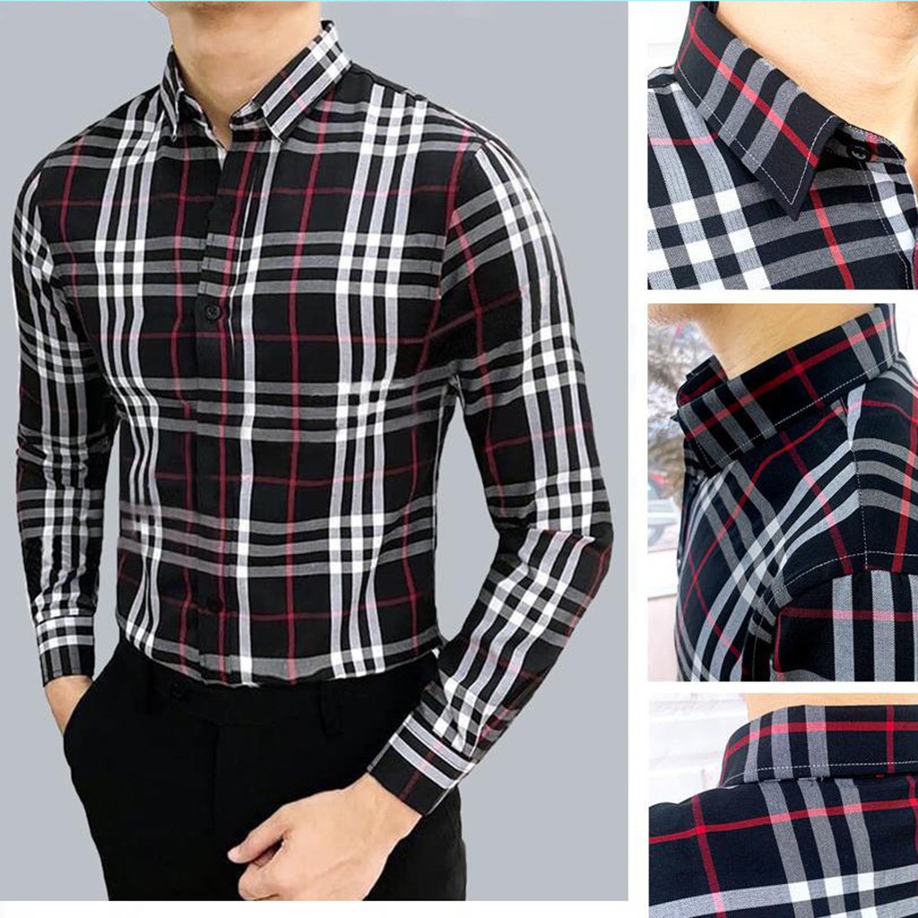 Áo sơ mi kẻ sọc thời trang nam,áo sơ mi nam cao cấp phong cách nam tính 5 màu