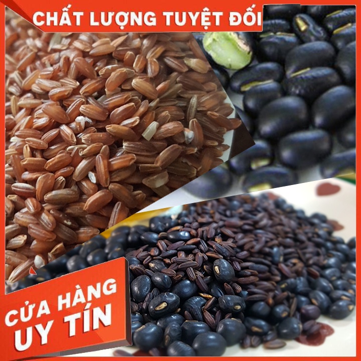 Trà gạo lứt Đậu đen xanh lòng  Rang củi theo phương pháp thực dưỡng Ohsawa