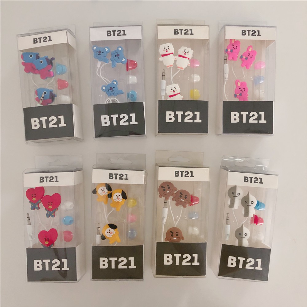 Tai nghe BT21 - BTS mẫu mới dành cho cổng 3.5mm