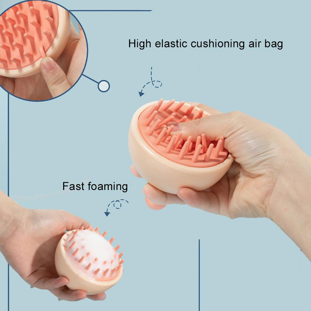 Lược Nhựa Mát Xa Da Đầu Thoải Mái Tiện Dụng Cho Nữ