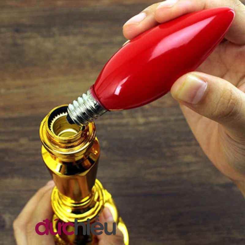 Bộ 2 đèn cầy điện thờ cúng để bàn thờ, gia tiên – Đức Hiếu Shop