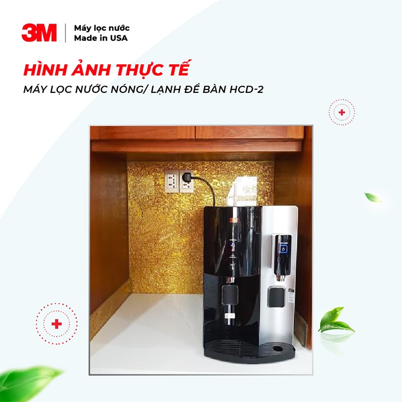Máy Lọc Nước Nóng Lạnh Để Bàn 3M HCD-2 - Dung tích 8.2L, Hàng Chính Hãng