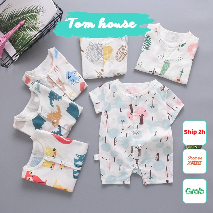 Body Đùi Hè Vải Xô Sợi Tre Cao Cấp Mỏng Mát Cho Bé Trai Bé Gái 𝟎𝟗𝐁𝐃𝐃𝐔
