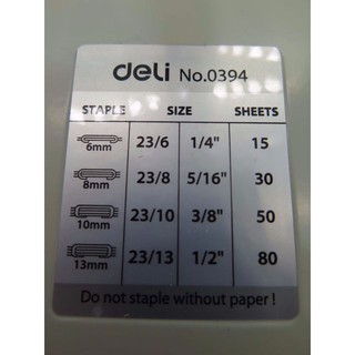 MÁY DẬP GHIM DELI 0394 (80 TỜ)