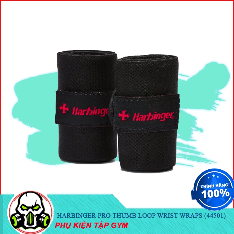 Phụ Kiện Quấn Cổ Tay HARBINGER PRO THUMB LOOP WRIST WRAPS (44501)