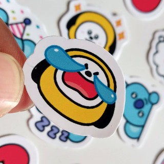 [SET 2] Bộ sticker 40 hình BTS, BT21 - BT002 (Ảnh thật tự chụp)