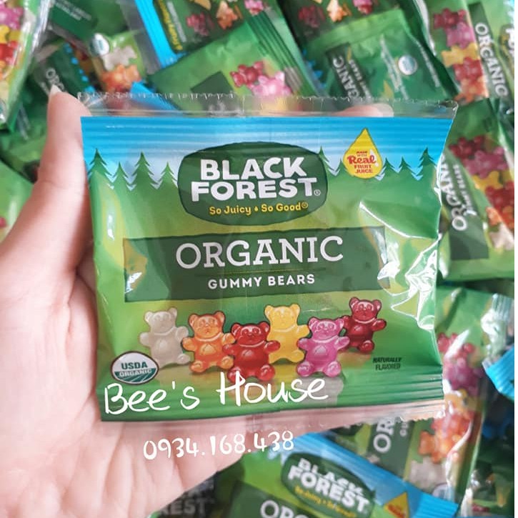 Kẹo dẻo gấu Black Forest Organic