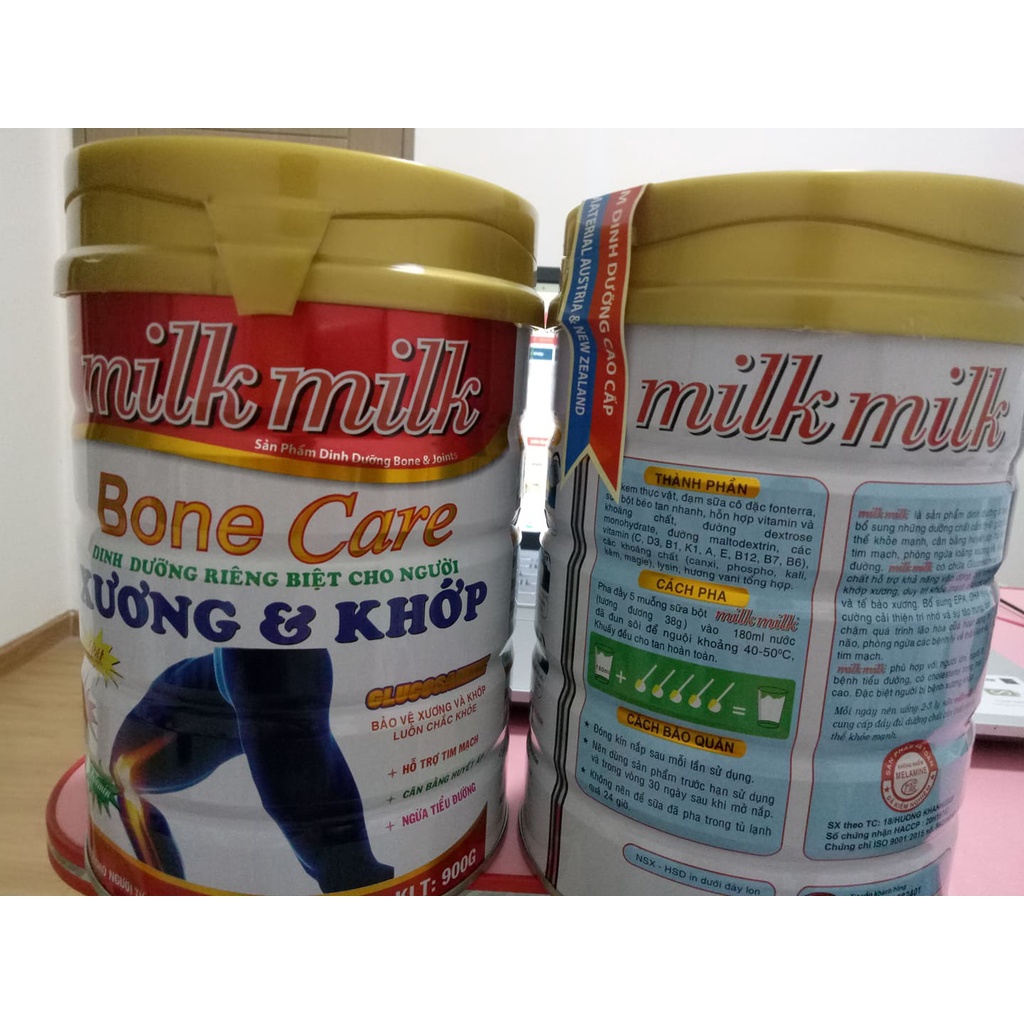 Sữa bột Milkmilk Bone care chăm sóc XƯƠNG KHỚP chắc khỏe, dẻo dai
