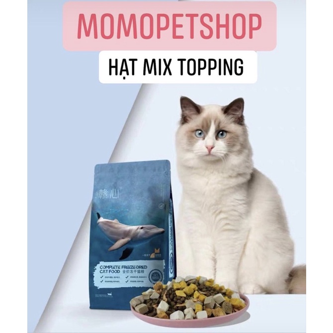 Hạt mix topping sấy khô cho mèo gói 1kg