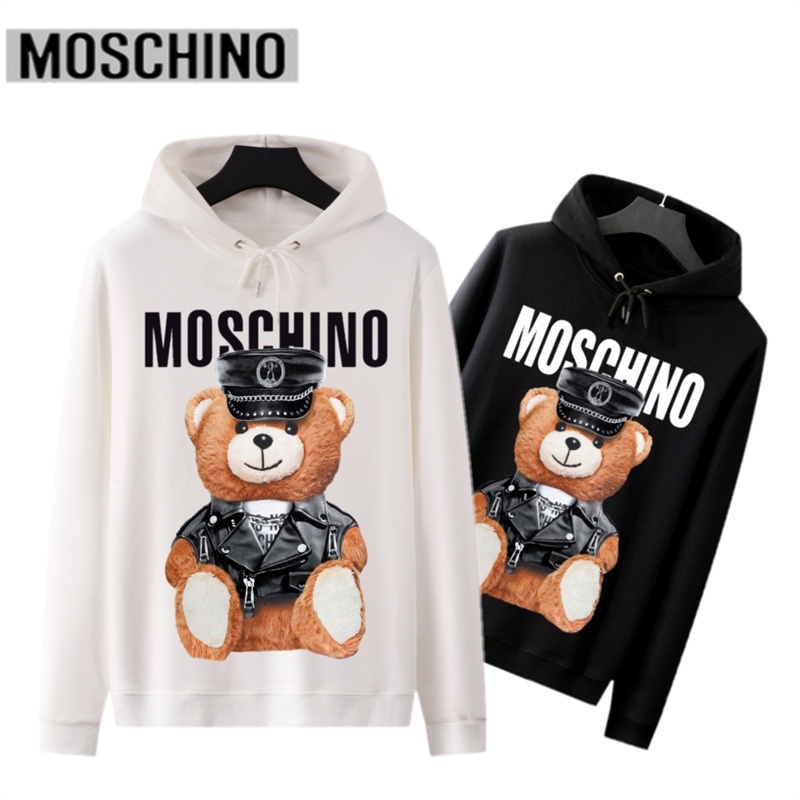 Áo Hoodie Cotton Tay Dài In Hình MOS Thời Trang Thường Ngày Cho Nam Và Nữ