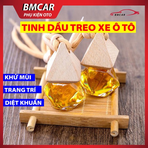 Tinh Dầu Treo Xe Ô Tô Diệt Khuẩn, Khử Mùi, Hương Thơm Dịu Nhẹ