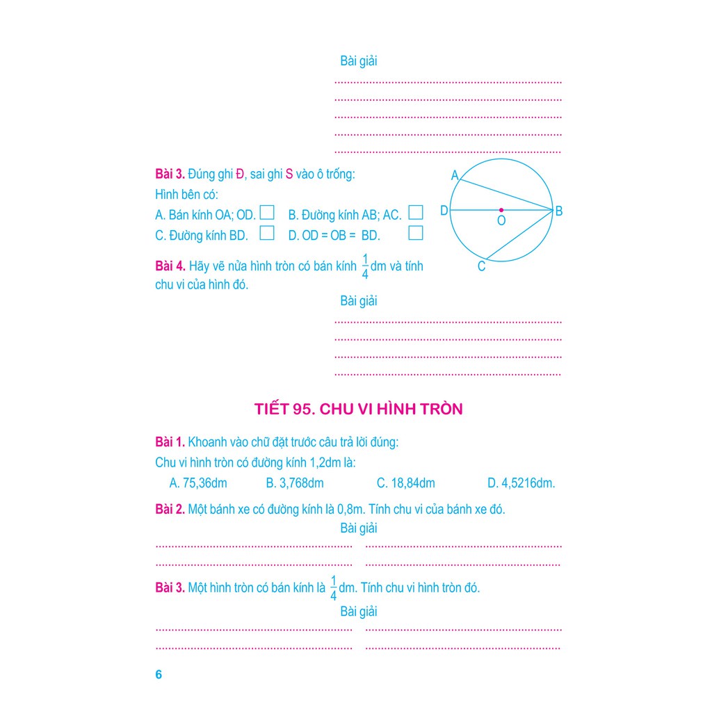 Sách: Vở Bài Tập Toán Nâng Cao Lớp 5 - Tập 2