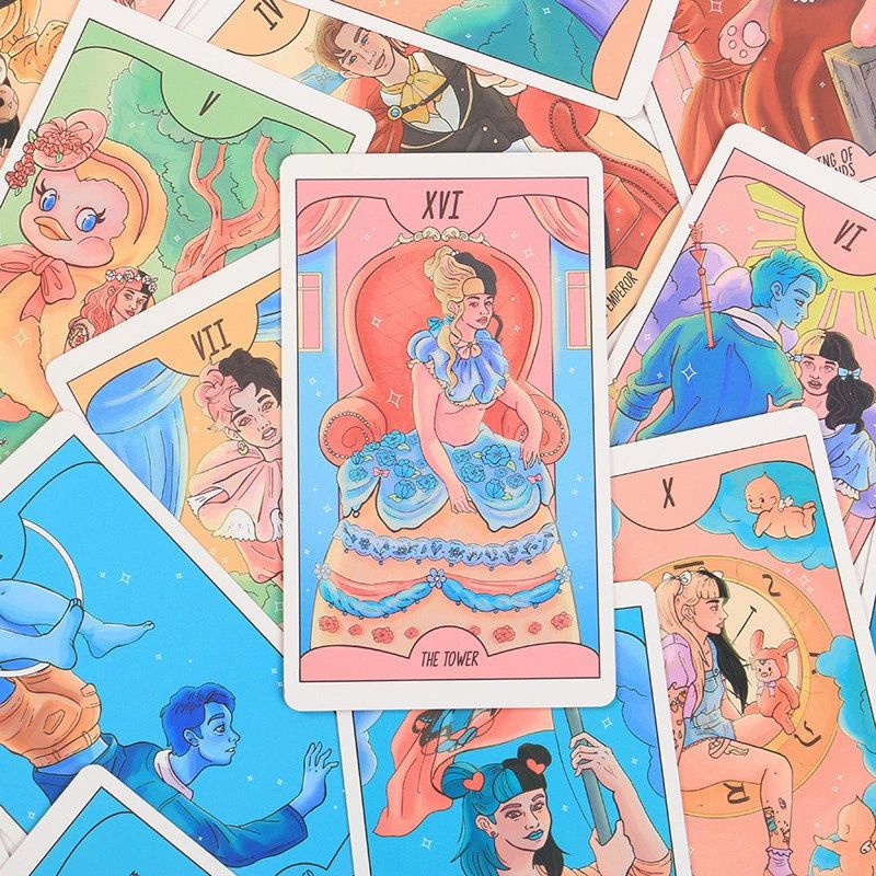 Bộ bài Bói Crybaby Tarot Size Tiếng Anh Chuẩn Gốc