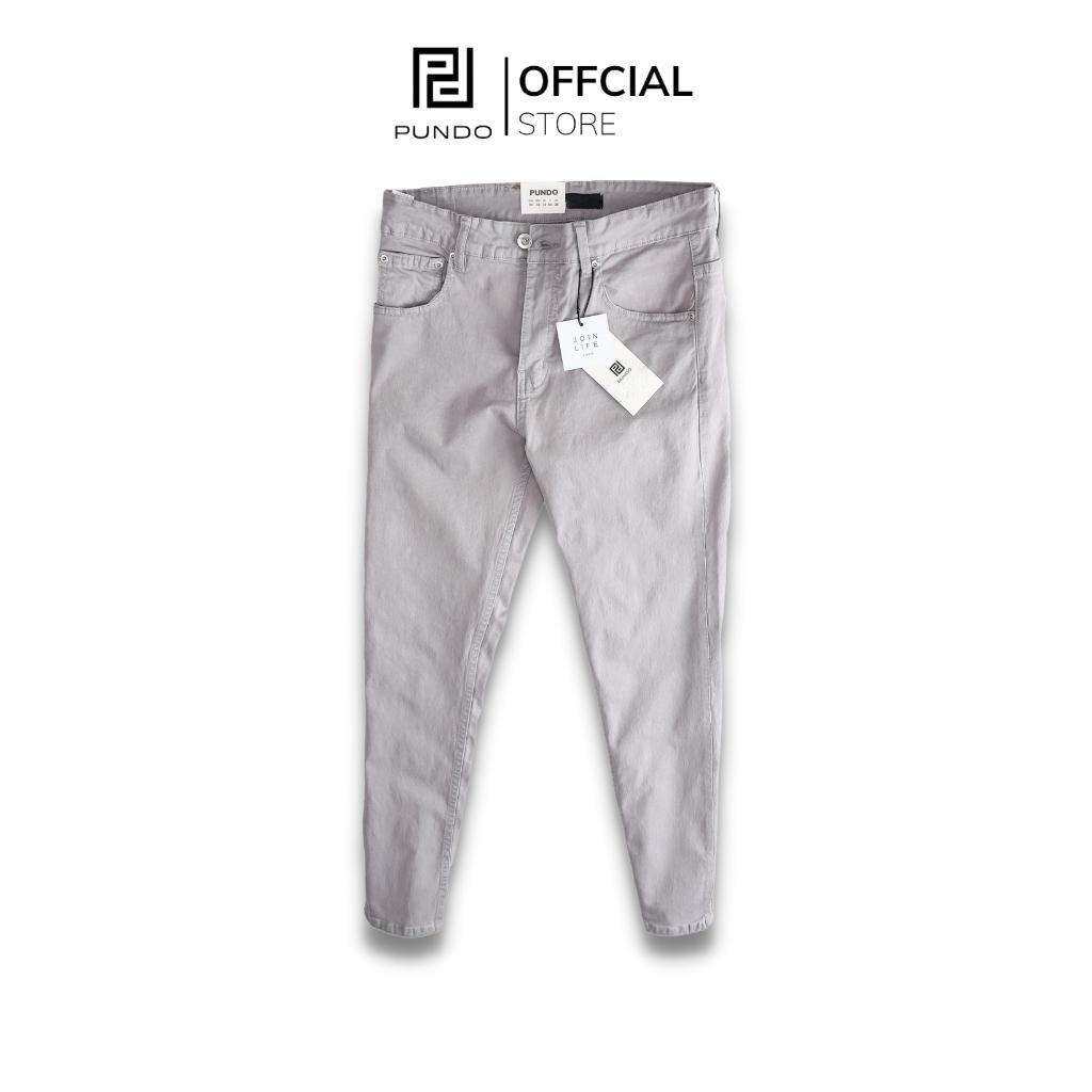 Quần jean nam dài 4 màu dễ phối chất cotton jean co giãn nhẹ PUNDO QJPD01
