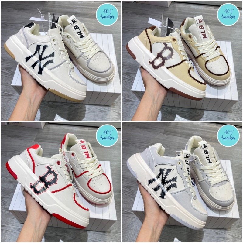 |CÓ SẴN| GIÀY SNEAKER MLB CHUNKY LINER ĐỎ|NÂU|XÁM MỚI