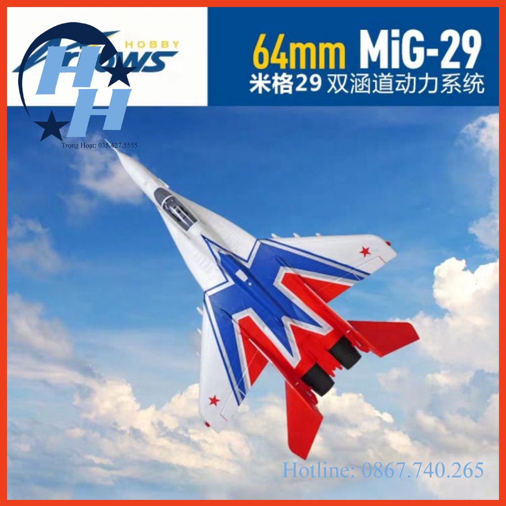 Máy bay điều khiển MIG 29 dual EDF 64mm MiG-29 64mm EDF PNP