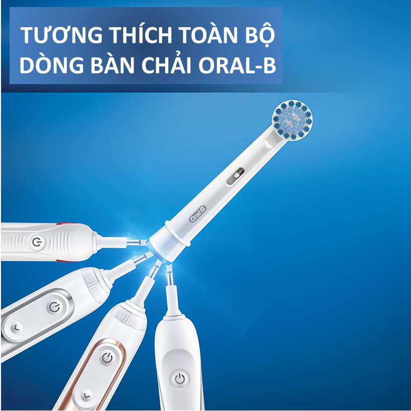 Đầu Bàn Chải Điện Oral-B Braun - Đầu Thay Thế Oral B Sensitive Clean - Lông chải siêu mềm cho răng nhạy cảm