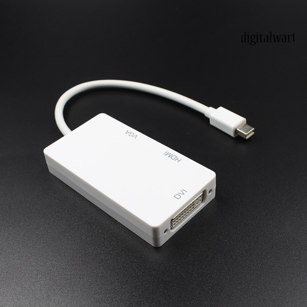 Cáp Chuyển Đổi 3 Trong 1 Từ Cổng Mini Display Port Dp Sang Hdmi Vga Dvi Cho Macbook Pro Air