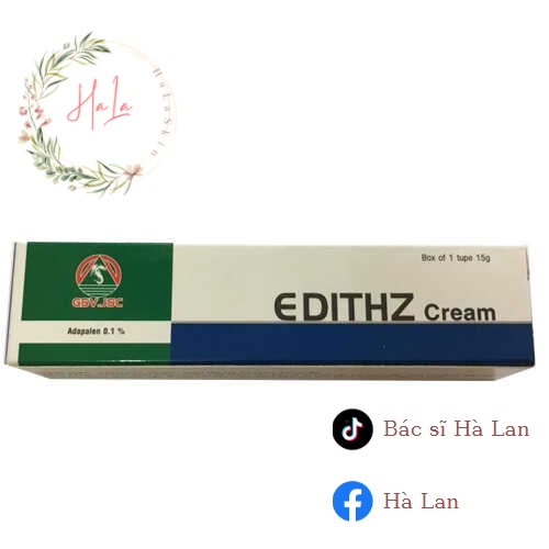 ✅ Edithz Cream GSV 15g  Adapalen 0.1%