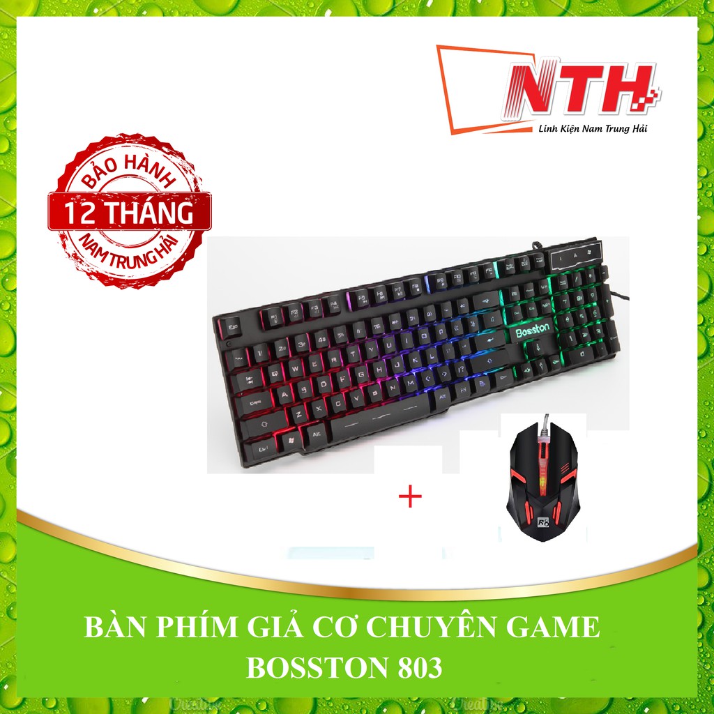 COMBO PHÍM CHUỘT CHUYÊN GAME BOSSTON 803 + 1602