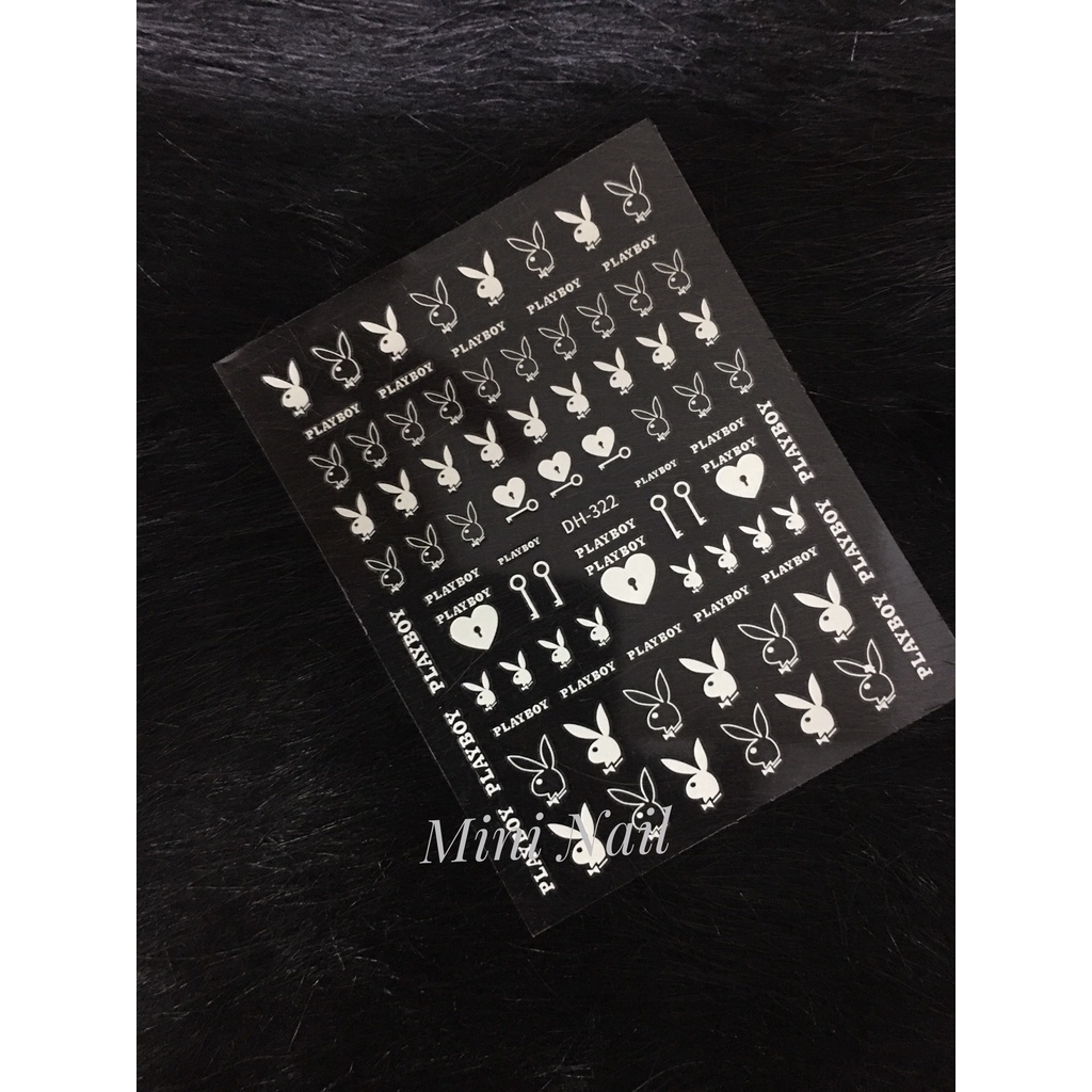 Sticker dán móng tay mẫu thương hiệu, logo, deacal dán móng tay - NAILGIARE