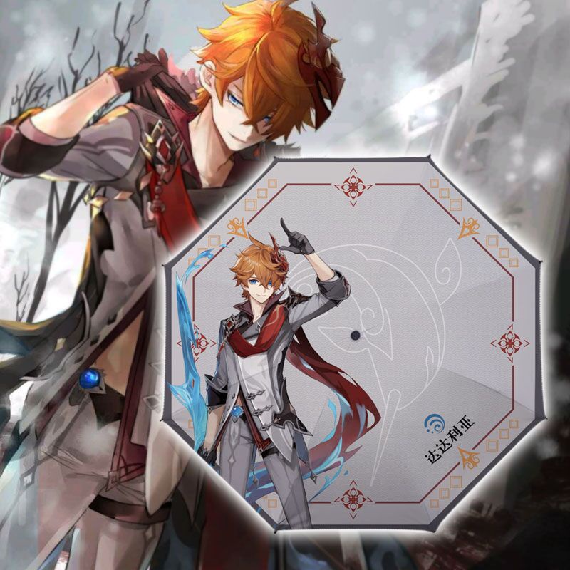 Dù Che Nắng In Hình Game Genshin Impact Có Thể Gấp Gọn Tiện Dụng