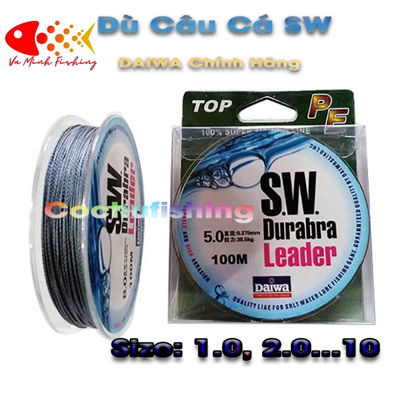 DÙ CÂU CÁ SIÊU BỀN DAIWA LEADER 100M