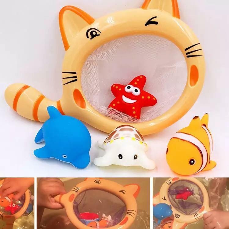 Ninikids: Đồ chơi tắm vợt hớt cá, đồ chơi nhựa, đồ chơi an toàn